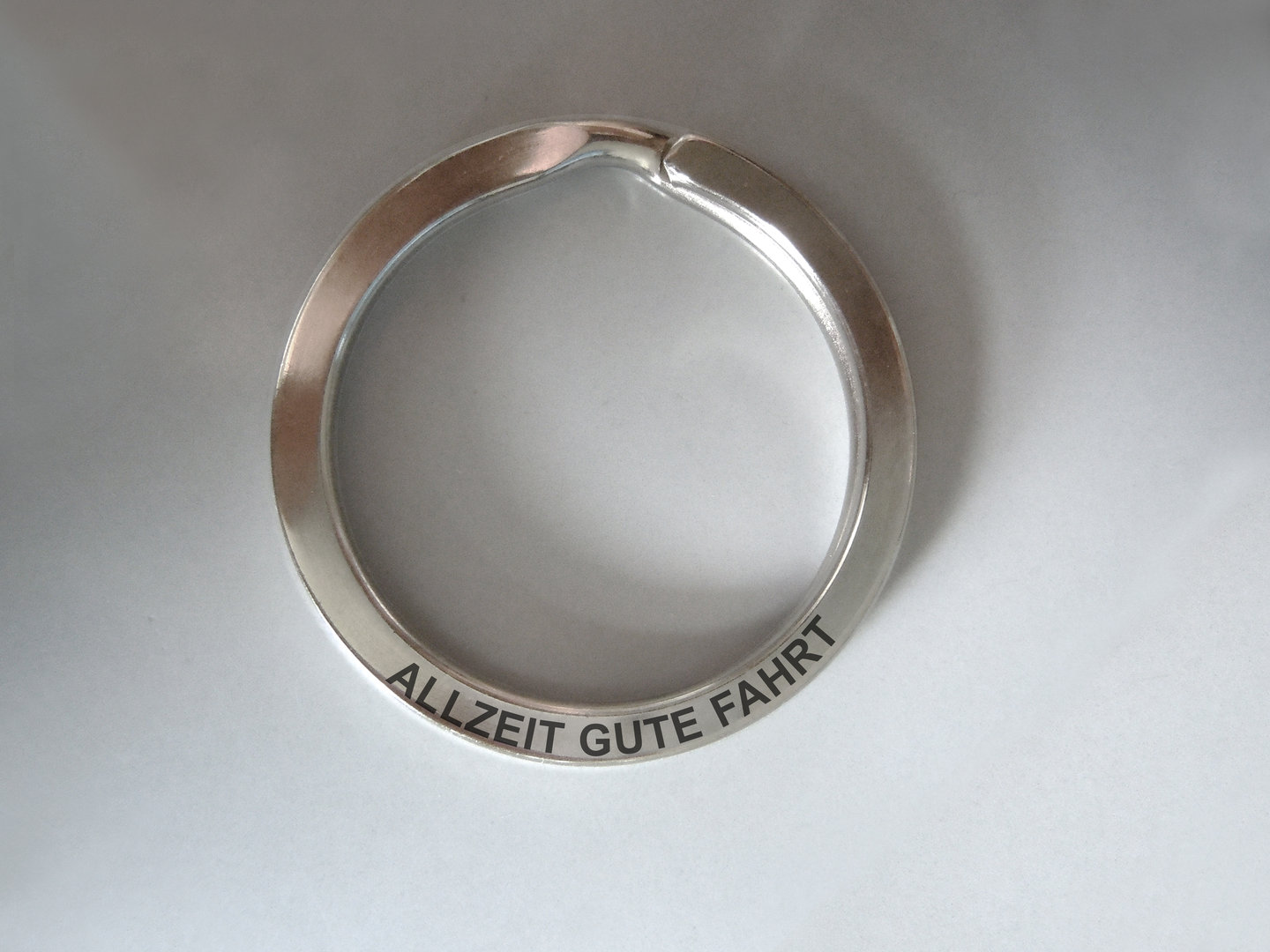 Christophorus Relief Schlüsselanhänger key ring 3D Metall Gute Fahrt Art 202S 